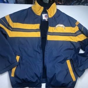 San Diego LA Chargers vintage NFL polyvinyl Jacket